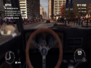 Vue cockpit dans GRID 2