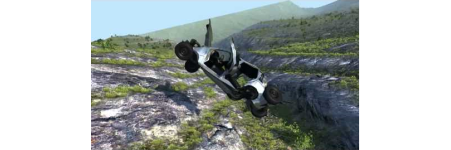 Cliff Tumble : la nouvelle video de BeamNG
