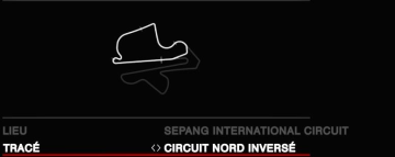 Sepang - Circuit Nord Inversé